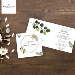 Przepiękne zaproszenia ślubne boho, rustykalne, glamour oraz klasyczne - Zaproszenia ślubne