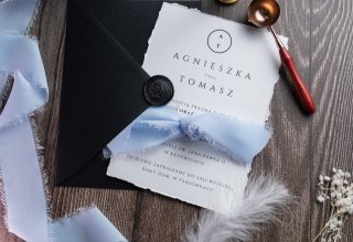 papeteria WHITE WOLF | nowoczesne zaproszenia ślubne