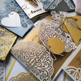 Decocards- Zaproszenia Laserowe, Akwarelowe, Złocone i Przezroczyste! - Zaproszenia ślubne
