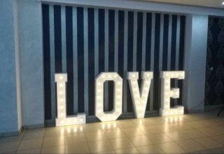 Napisy led LOVE
