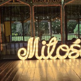 OKparty Napis 3D LED Miłość - Dekoracje świetlne