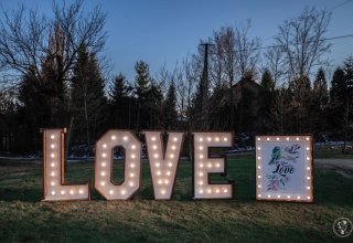 Fotobudka Camper Napis Love