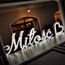 Funny Time Napis Love - Dekoracje świetlne