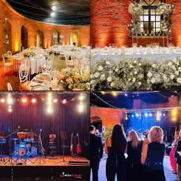 Dekoracja światłem i oświetlenie na wesele | Scena | Ciężki dym i inne - Dekoracje świetlne