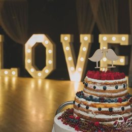 Napis Litery na Wesele LOVE MIŁOŚĆ MR&MRS; X&Y 4 rodzaje 3 rozmiary - Dekoracje świetlne