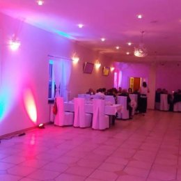 Dekoracja sal weselnych światłem led - Dekoracje świetlne