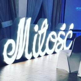 Ilovetoparty - napis Miłość - Dekoracje świetlne