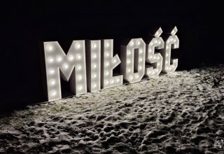 ERIS - Napis MIŁOŚĆ oraz LOVE