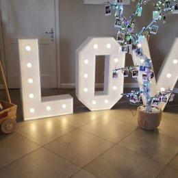 Photo Smile Napis Love - Dekoracje świetlne