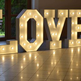 Napis LOVE - 120cm - Dekoracje świetlne