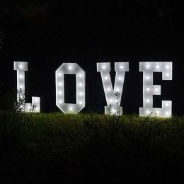 !!! Napis LOVE !!! - Dekoracje świetlne