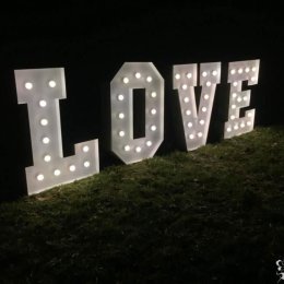 Świecący napis LOVE Dekori-Flora - Dekoracje świetlne