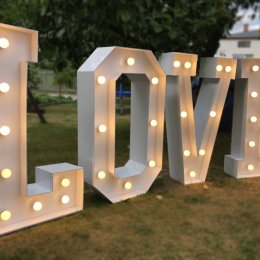 Napis LOVE - 300cm - Dekoracje świetlne