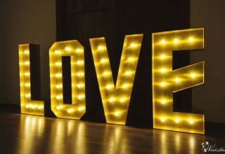 HIT Stojący ZŁOTY napis LOVE 120cm wynajem!