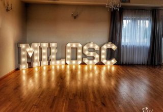 MIŁOŚĆ LOVE wielkie napisy na wesele !!! zamów już dziś