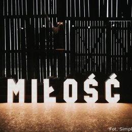 Podświetlany napis MIŁOŚĆ 100cm LED - SPRZEDAM! - Dekoracje świetlne