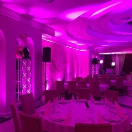 Dekoracja światłem - ciężki dym - MEvent - Dekoracje świetlne