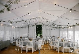 Girlanda świetlna wynajem na wesele, mnóstwo ciepłego światła i klimat