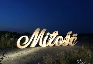 Napis Miłość na Twoim weselu!