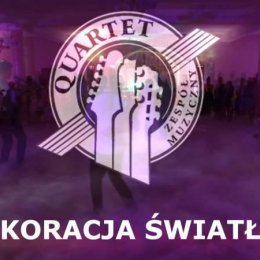 Dekoracja Światłem - ciężki dym na Pierwszy Taniec - Dekoracje świetlne