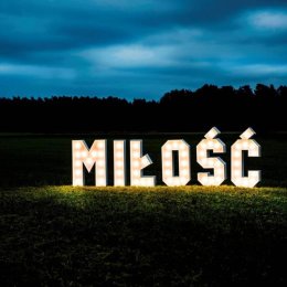 Kraina fantazja Napis Miłość - Dekoracje świetlne