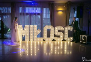 Napis led MIŁOŚĆ