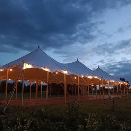 Tentrest. Nowoczesne namioty Petal Pole - Wynajem namiotów