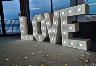 Napis Love Klaudia Pałucka