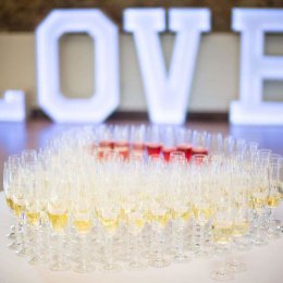 Napis Love Angelika Więckowska - Dekoracje świetlne