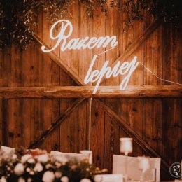 wypożyczalnia dekoracji neon ledon napis świetlny dekoracje świetlne - Dekoracje świetlne