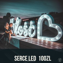 Napis Love/Miłość/Ciężki dym/Fotolustro/Pudło z Balonami - Dekoracje świetlne