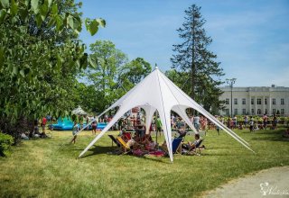 WYNAJEM Namiot Jehlan Gwiazda Biały średnica 10m