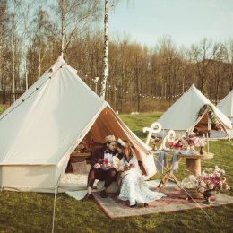 Księżycowe Pole - Mobilny Glamping - namioty boho noclegowe! - Wynajem namiotów