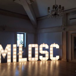 Napis led - Dekoracje świetlne