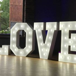 BestBarStars Napis Love - Dekoracje świetlne