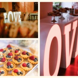 LOVE - napis i stół w jednym - HIT sezonu / must have na Twoją imprezę - Dekoracje świetlne