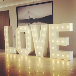 Podświetlany napis LOVE 120 cm - 250 zł - Dekoracje świetlne