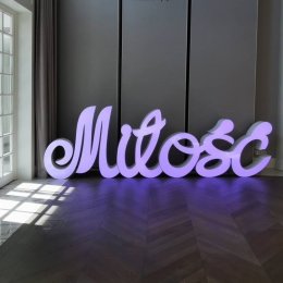 Fotobuda WPR - Napis Miłość pisana, Napisy LOVE: drewniane,  ażurowe - Dekoracje świetlne