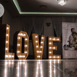 Napisy LOVE ⭐ MIŁOŚĆ pisana ⭐ Mega serce LED ⭐️ Fotościanki ⭐️ Ledony - Dekoracje świetlne