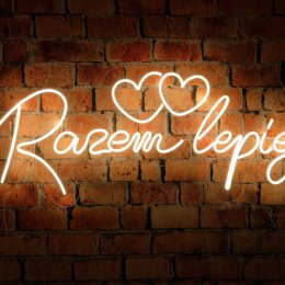 Napis Led Cudne wesele - Dekoracje świetlne