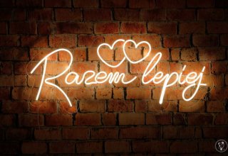 Napis Led Cudne wesele