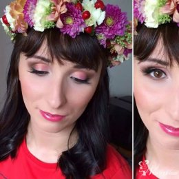 Makijaż- możliwość dojazdu; paznokcie żel, hybryda - Makijaż ślubny