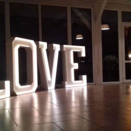 Ledowy napis LOVE - Dekoracje świetlne