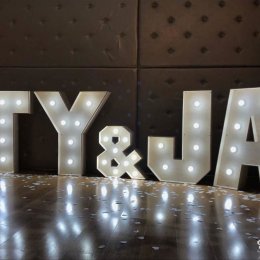 Oryginalny podświetlany napis TY & JA - Dekoracje świetlne
