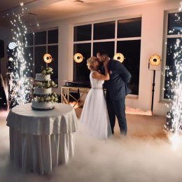 Dekoracja światłem , Ciężki dym , pirotechnika  kolorimprez - Dekoracje świetlne