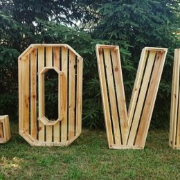 Napis LOVE PATRYK Szlachcikowski - Dekoracje świetlne