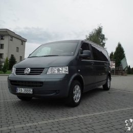 Transport Gości-samochód 9-osobowy Vw T5 Caravelle - Wynajem busów