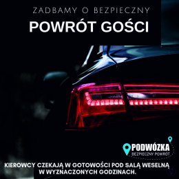 PODWÓZKA - Bezpieczny powrót Waszych gości po weselu prosto pod dom! - Wynajem busów