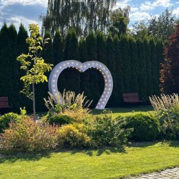 Pan Szejker - Brama Weselna Serce - Dekoracje świetlne