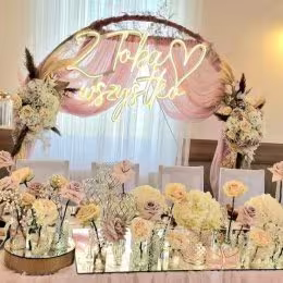 Black&White Wedding - Dekoracje sali